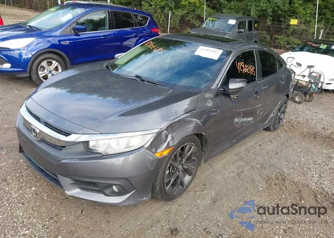 2018 Honda Civic Ex from USA, damaged, VIN 19XFC2F79JE032228